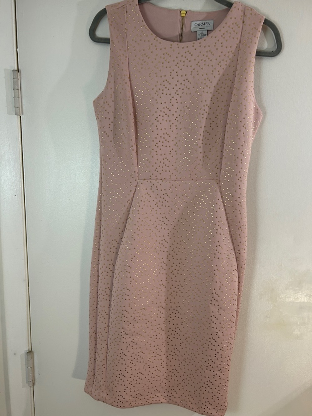 NWOT Carmen Marc Volvo Sleeveless Dress